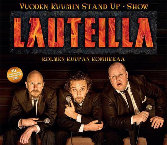 Lauteilla -standup-show kuumentaa nauruhermoja Aleksanterinteatterissa 21.3.2014