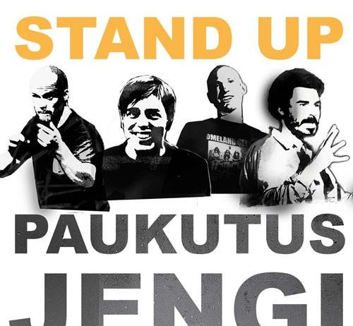 Teemu Vesterinen, Joni Koivuniemi, Anders Helenius ja Jukka Lindström Paukutusklubilla 29.3.2014