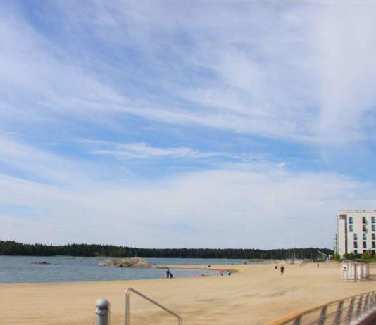 Helsingin uimarannat ja veden laatutilanne helposti kartalta