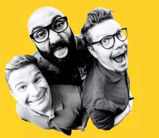 LA 22.9. | Naura vaan! Stand up -kiertue: Ali Jahangiri, Aatu Raitala ja Heikki Vilja