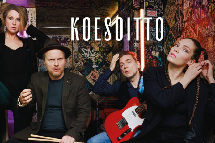 Koesoitto – Kipeän hauska musiikkikomedia. Kapsäkki-teatterin esitykset kevään 2024 ohjelmistossa Helsinki