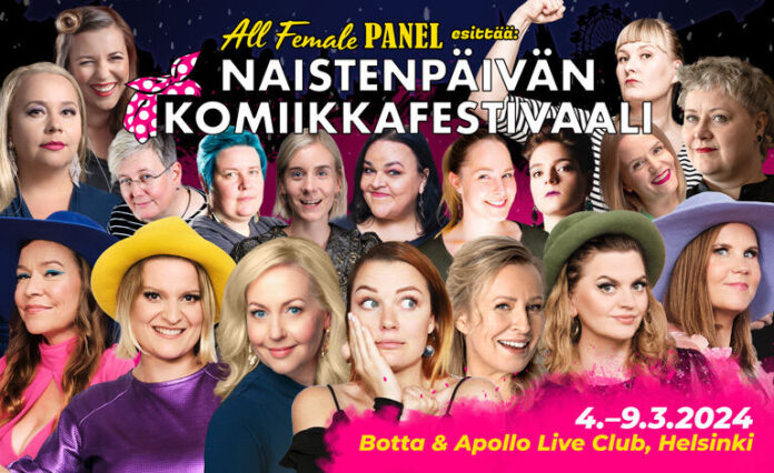 Naistenpäivän komiikkafestivaali Helsinki
