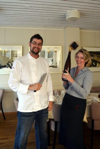 Christina ja Ilkka omissa elementeissään.