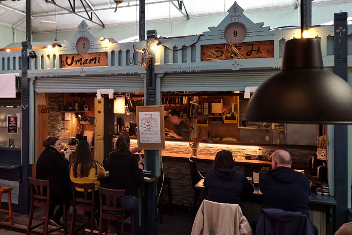 Japanilainen ravintola Tampereella – Umami Tampereen kauppahallissa
