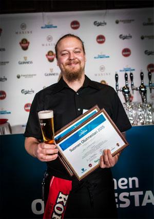 Olutravintoiden ammattilaiset: Jani Suomalainen on Suomen Olutmestari 2015