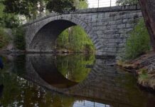 Aunessilta ylittää Pohjoismaiden pisimmän sisämaavuonon