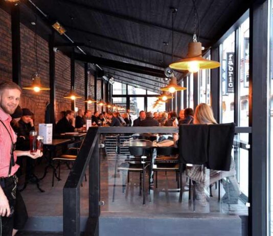 Plevnan uusi terassi on lämpöinen ympäri vuoden – panimomestarin täysosumaolutta voi ostaa myös mukaansa