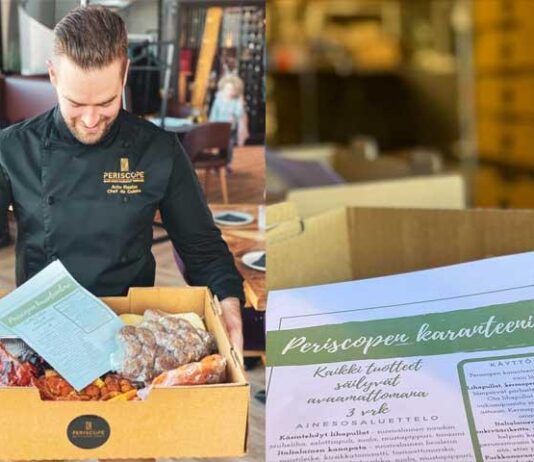 Arto Rastaan ravintola Periscope myy ruokaa kotiin boxeissa – Nyt grillataan! Noutoruokaa Periscopesta