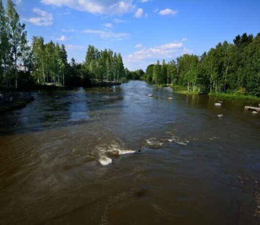 Herralankoski Herralan vuolteessa Lempäälässä on kaunis koskimaisema matkan varrella Herralan vuolle lempäälässä - Koskikalastajien unelmapaikka