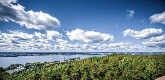 Pyynikin näkötorni - Maisema Pyynikin Näkötornista Pyhäjärvelle.