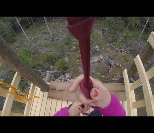 Etelä-Suomen pisin köysirata löytyy Tampereen Teiskosta