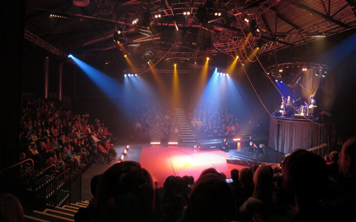 sorin-sirkus-tampere-tapahtumat Sorin Sirkuksen tapahtumat Tampereella Nekalassa. Kuvassa Joulushow Gaala vuodelta 2010. Kuva: Kari Nieminen.