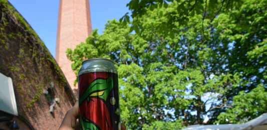 Olut Tampere - Salama Brewingin olut terassilla