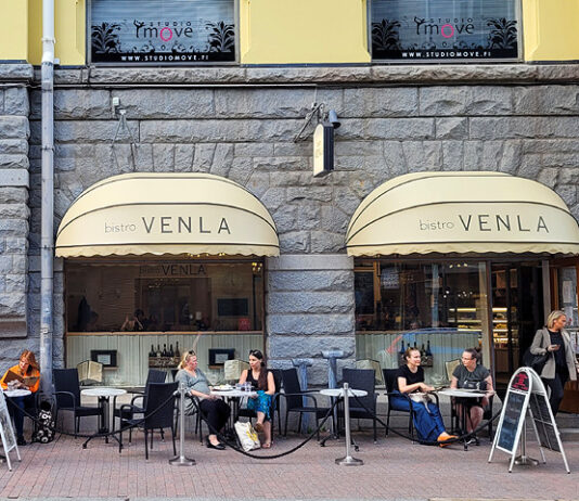 Bistro Venla on kahvila Tampereen Kauppakadulla. Kuva: Toni Honko, Kohokohdat.fi.