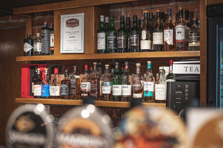 Olutravintola Konttori on myös viskiravintola Tampereella