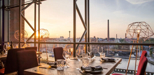 Näköalaravintola Periscope Tampere. Ravintola Tampereen keskustassa.