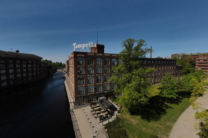 tampellan-terassi-tampere Tampellan terassi Tammerkosken äärellä. Kuva: Kohokohdat.fi