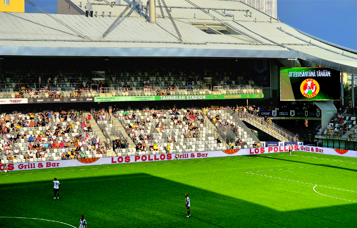 Ilveksen jalkapallo-ottelut Tammelan stadionilla Tampereella