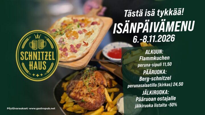 Isänpäivän menu