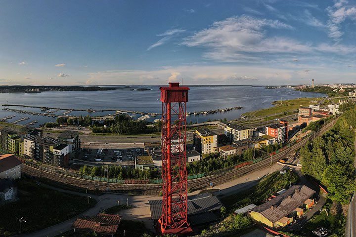 Pispalan haulitorni on yksi Tampereen ykkösnähtävyyksistä.