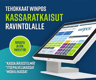 Ravintola Tampere kassajärjestelmä