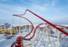 Särkänniemen vuoristoradat saa kesällä 2026 hieraisemaan silmiään – uusi vuoristorata saavutti harjakorkeuteen Sarkanniemen-vuoristoradat Tampereella tarjoavat hurjaa kesätekemista.