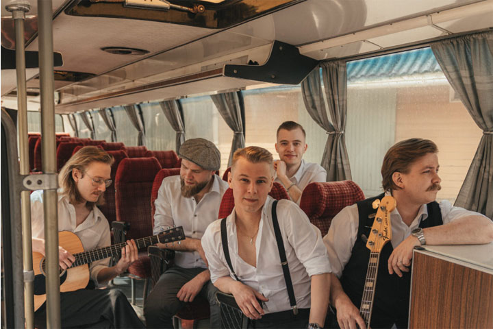 Komiat-yhtyeen keikat Tampereella ja Tampereen seudulla Pirkanmaalla