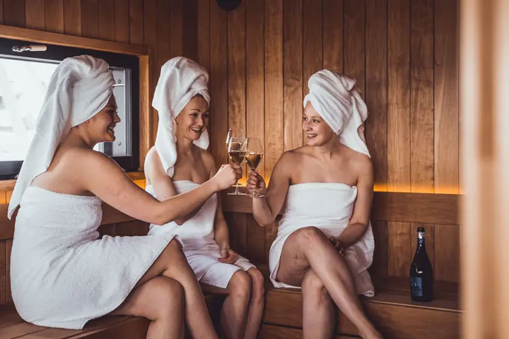Yksityinen saunavuoro Tampereella. Kuva: Lapland Hotels.