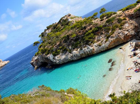 Cala Moron uimaranta Mallorcan todellinen kohokohde