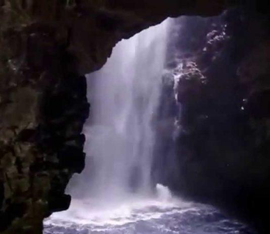 Skotlannissa meriluolasta voi löytää salaperäisen vesiputouksen