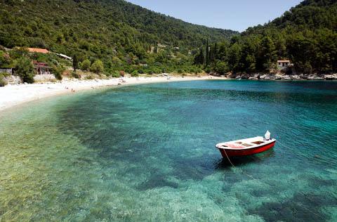 Korculan Pupnatska Lukan ranta saarihyppelijän paratiisi