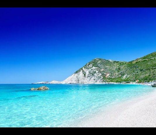 Kefalonian rantakaunotar Petani Beach