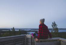 Struven kolmiomittausketju ja Oravivuoren näkymät Päijänteelle