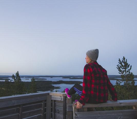 Struven kolmiomittausketju ja Oravivuoren näkymät Päijänteelle