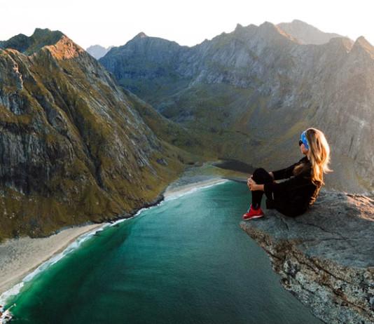 TULOSSA: Lofooteille VR-autojunalla makuuvaunussa Lofootit Norjassa