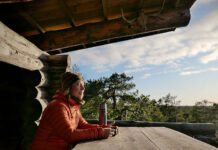 Sundsvedjan laavu lähellä Söderlångvikin kartanoa Sundsvedjan laavu lähellä Söderlångvikin kartanoa