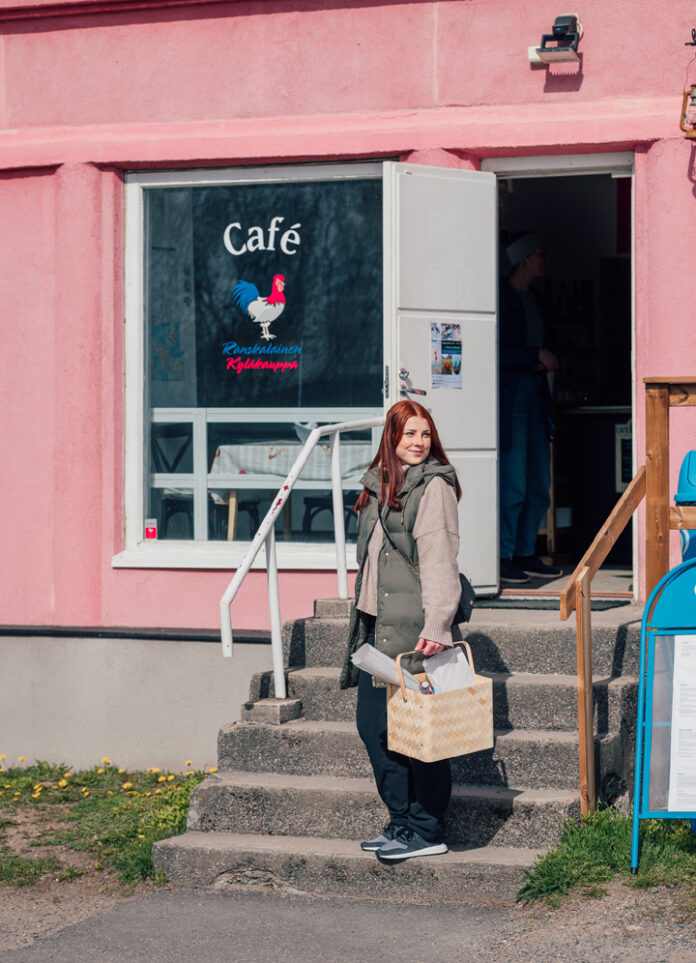 Ranskalainen Kyläkauppa on viehättävä bistro ja kahvila lähellä Lahtea