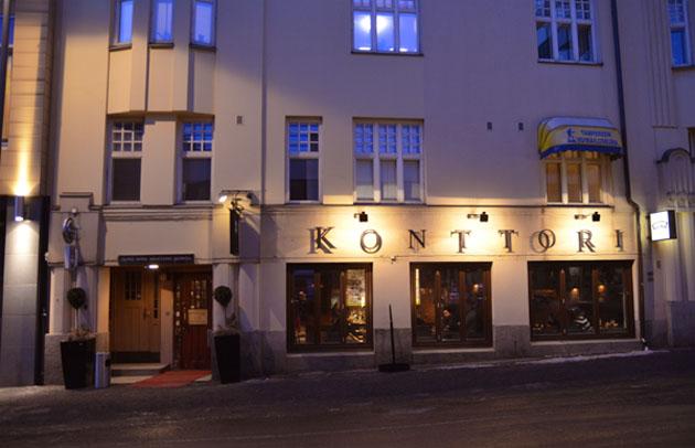 Olutravintola Konttori on yksi Tampereen tunnetuimpia olutravintoloita.